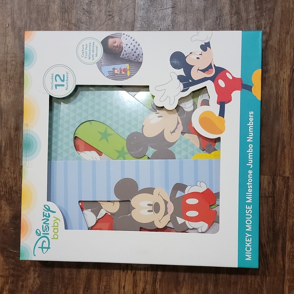 Mickey Mouse Milestone Jumbo Numbers